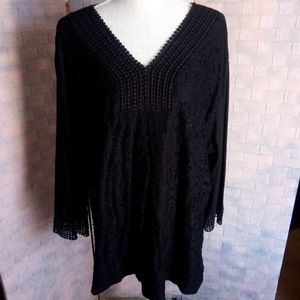 Shannon Ford New York Size 3X Black top